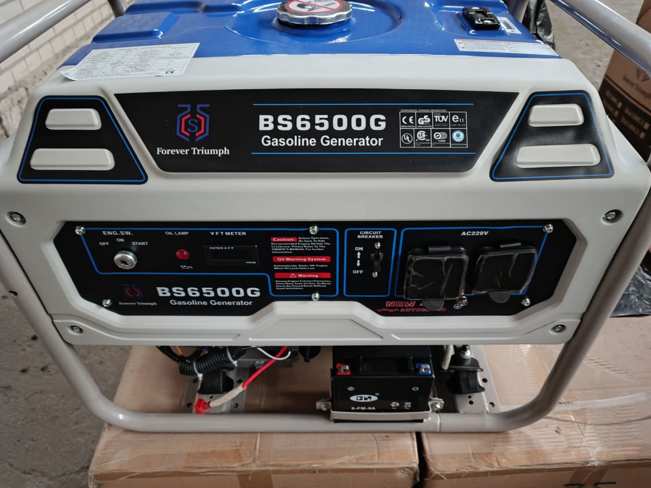 benzinovij generator bs6500g 4